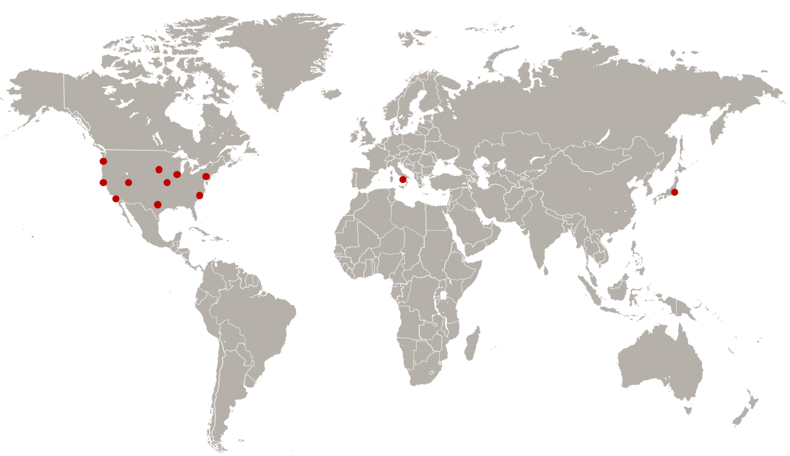 Image depicting G2IT locations